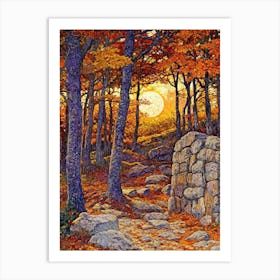 Path Through The Woods Art Art Print