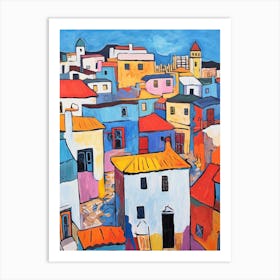 Essaouira Morocco 3 Fauvist Painting Art Print