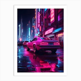 Neon City Art Print