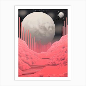 Pink Moon 4 Art Print