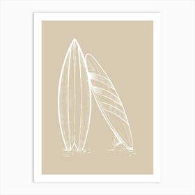 Surfboards 4 Art Print