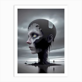 Woman'S Head Art Print