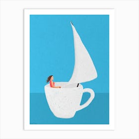 Coffee Break Art Print