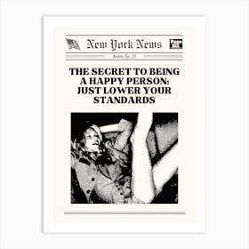 Happy Person Art Print