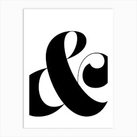 Ampersand Art Print