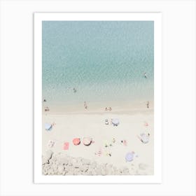 Sunbathing In Italy Art Print