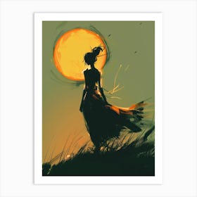 Asian Girl Art Print