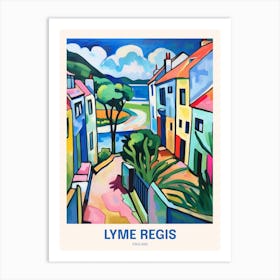 Lyme Regis England Uk Travel Poster Art Print