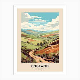 Pennine Way England 1 Vintage Hiking Travel Poster Art Print