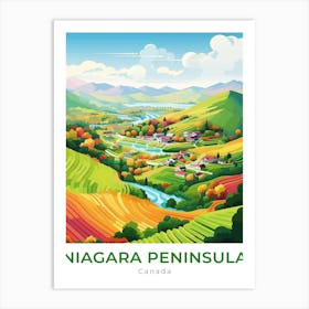 Canada Niagra Peninsula Travel Art Print