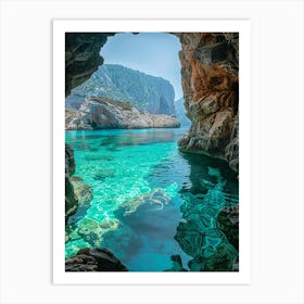 Cave In Ibiza Art Print