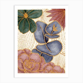 Japanese Flower Art Print