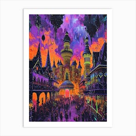 Mardi Gras World Painting 1 Art Print