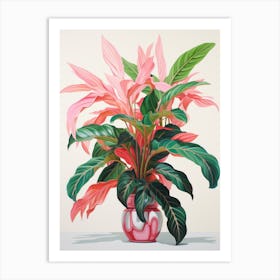 Pink Plant 2 Art Print