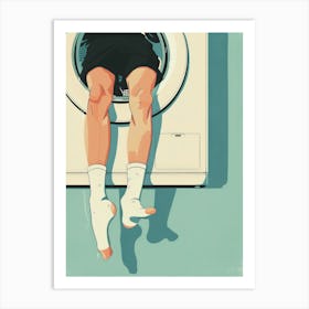 Washing Machine Art Print