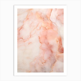 Pink Marble 1 Art Print