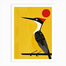 Yellow Woodpecker 2 Art Print
