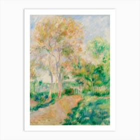Autumn Landscape (1884), Pierre Auguste Renoir Art Print