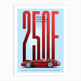 Maserati 250f Tribute Art Print