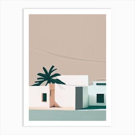 San Juan Del Sur Nicaragua Simplistic Tropical Destination Art Print