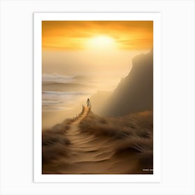 Sunrise On The Beach Art Print