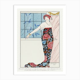 Costumes Parisiens Grande Robe Du Soir From Journal Des Dames Et Des Modes (1913), George Barbier Art Print