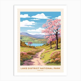Lake District National Park England Hike Poster Art Print