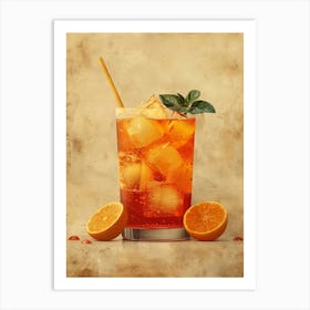 Iced Tea 8 Art Print