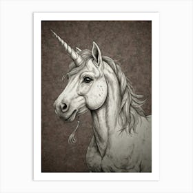 Unicorn 3 Art Print