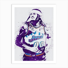 Jordan Clarkson Utah Jazz 2 Art Print