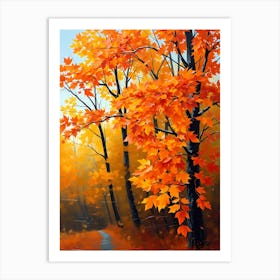 Autumn Trees 10 Art Print