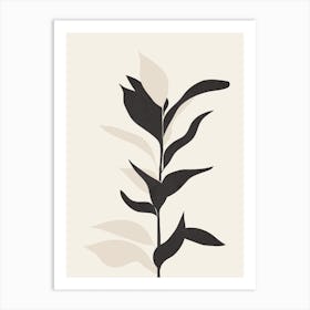 Abstract Minimal Plant Art Print