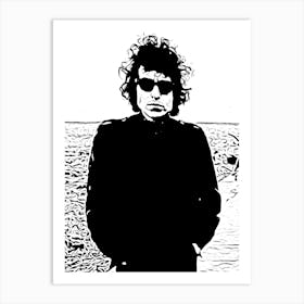 Bob Dylan Singer Music Legend Art Print