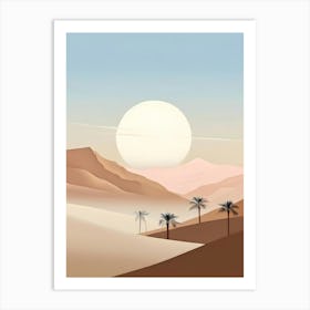 Desert Landscape 31 Art Print