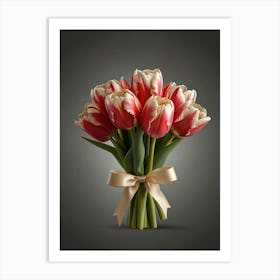 Bouquet Of Tulips Art Print