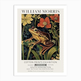 William Morris Frog Golden Vintage Exhibition Art Print