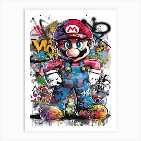 Super Mario Art Print