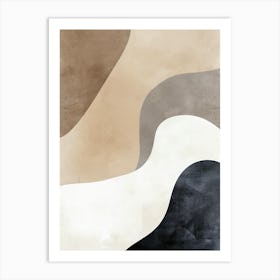 Echoes Of Stillness Minimalist Style Art Print