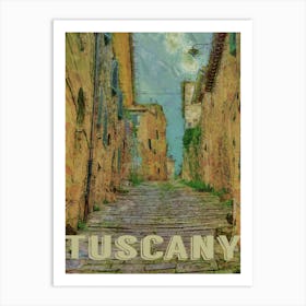 Tuscany Travel Poster 1, Circe Denyer Art Print