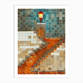 Mosaic Art 14 Art Print