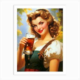 Oktoberfest Mistress Art Print