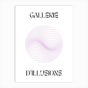 Abstract Lines Art Poster 12 Art Print