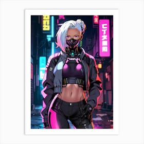 Cyberpunk, Cyberpunk Art, Cyberpunk Art, Cyberpunk Art, Cyberpunk Art Art Print