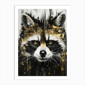 Raccoon 10 Art Print