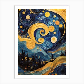 Starry Night 8 Art Print