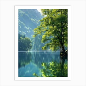 Lake In The Mountains 5 Art Print