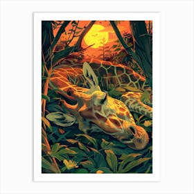 Giraffe 207 Art Print