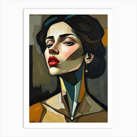 Portrait Of A Woman 73 Art Print