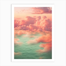 Pink Clouds In The Sky 5 Art Print