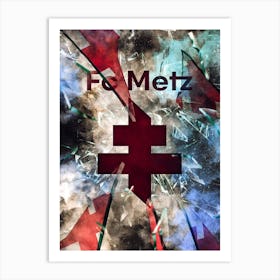 Fc Metz Art Print